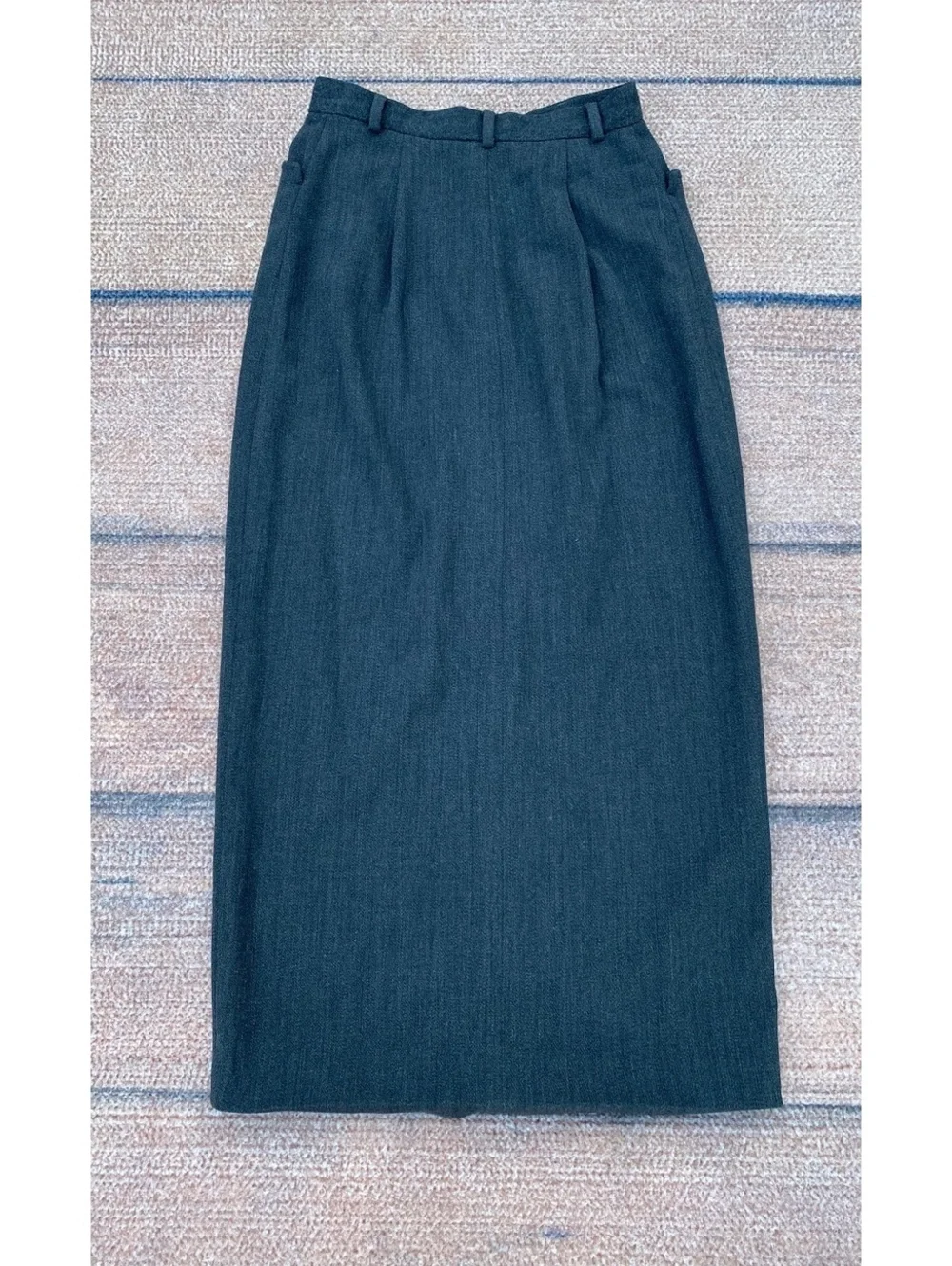 Ralph Lauren collection purple label vintage Americana wool blend button maxi 4